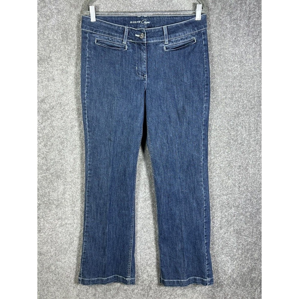 Riders Copper Bootcut Trouser Jeans Womens Juniors Size 13/14 Blue Denim Stretch